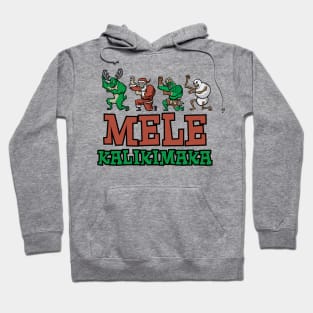 Mele Kalikimaka Haka Dance Maori Christmas Hawaii Xmas Gift Hoodie